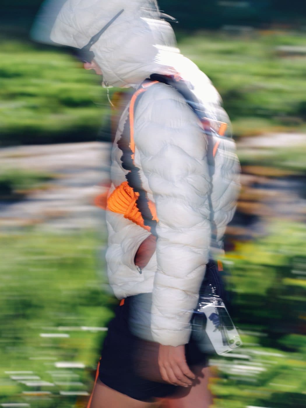 Hiker in the outdoors
